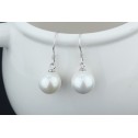 earrings melany white pearls